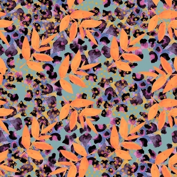 EIS NWT Athletic LS Paneled Tropical Violet Floral COOL Sun Shirt UPF50+ L/XL/2X - Picture 13 of 13